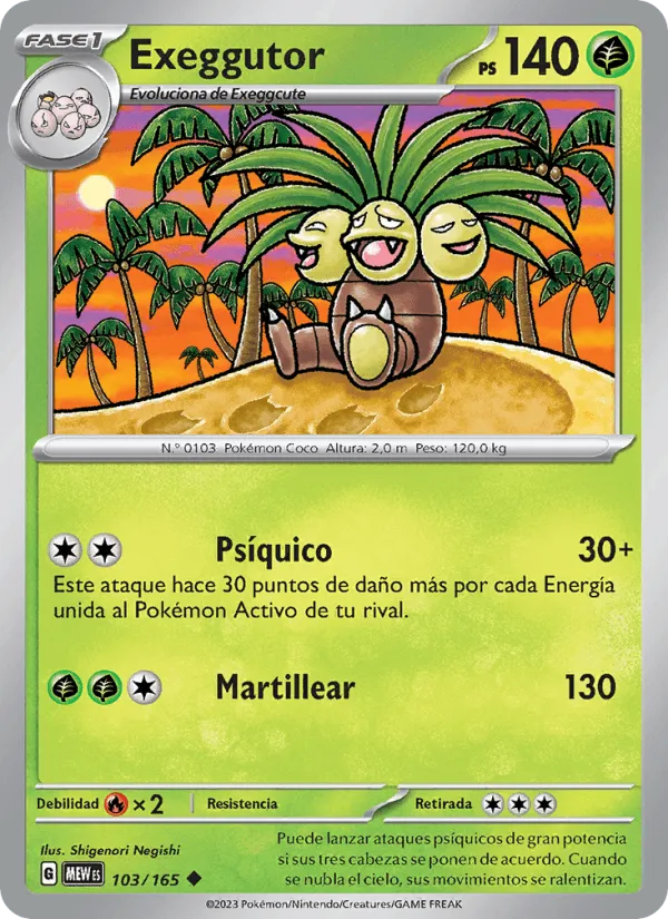 Exeggutor · 151 103/165