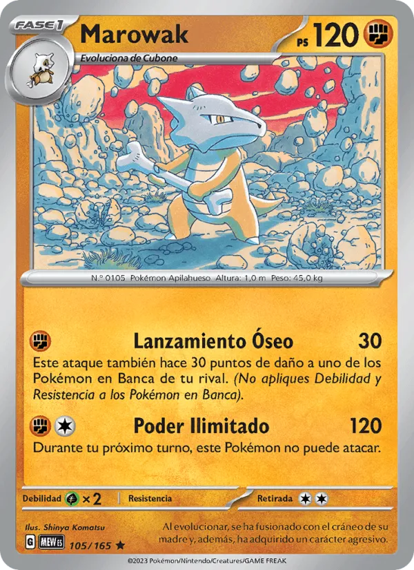 Marowak · 151 105/165