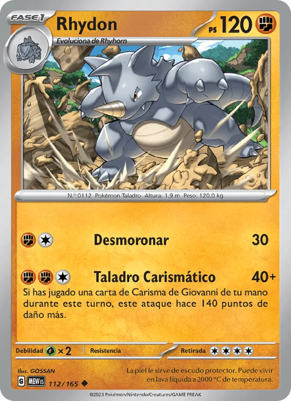 Rhydon · 151 112/165