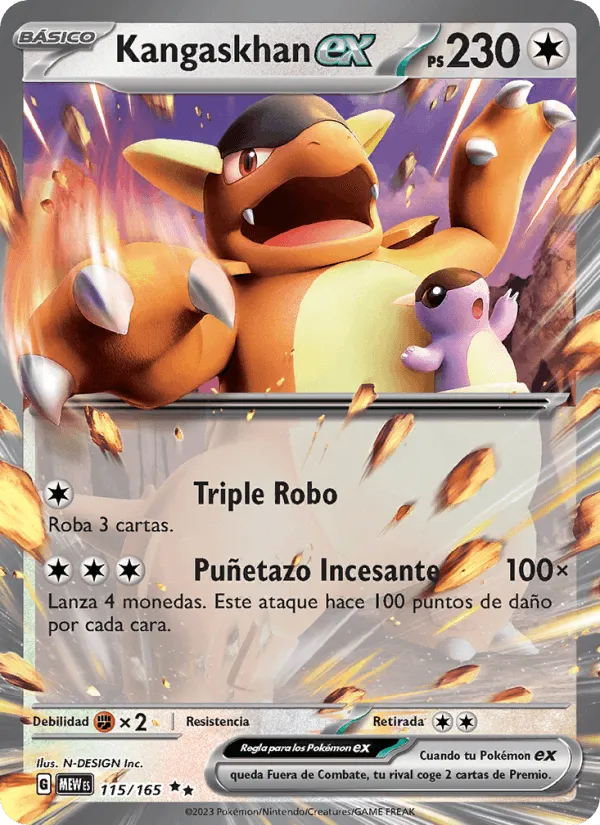 Kangaskhan ex · 151 115/165
