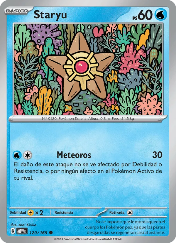 Staryu · 151 120/165