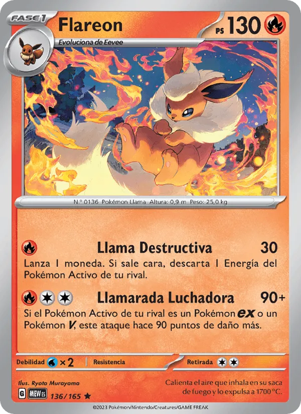 Flareon · 151 136/165