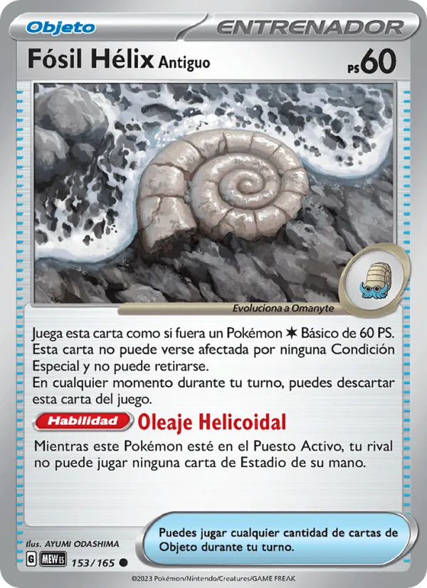 Fósil Hélix Antiguo · 151 153/165