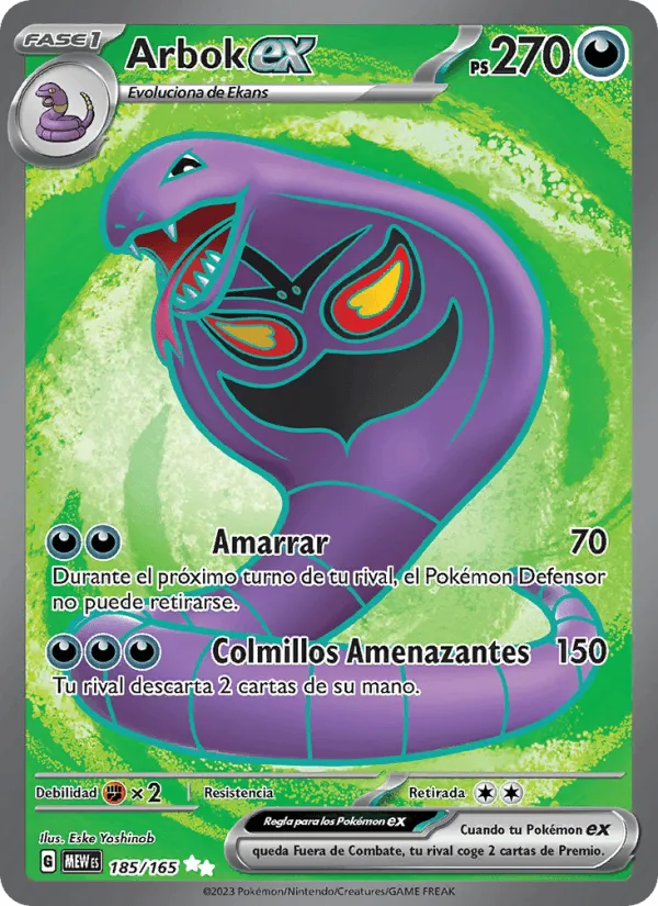 Arbok ex · 151 185/165