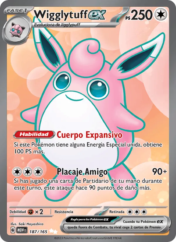 Wigglytuff ex · 151 187/165