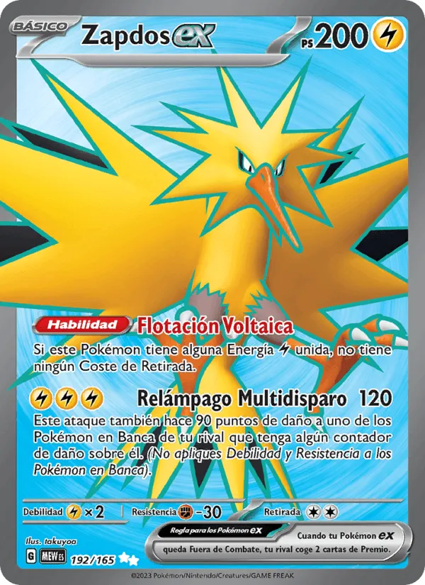 Zapdos ex · 151 192/165