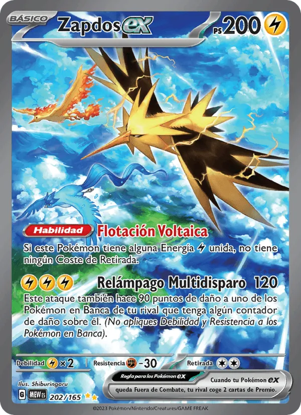 Zapdos ex · 151 202/165