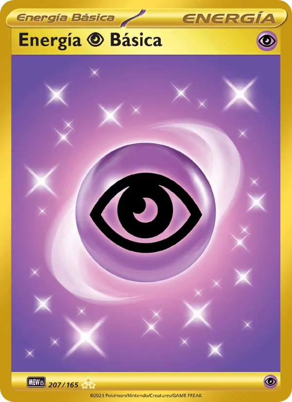 Energía Psychic Básica · 151 207/165