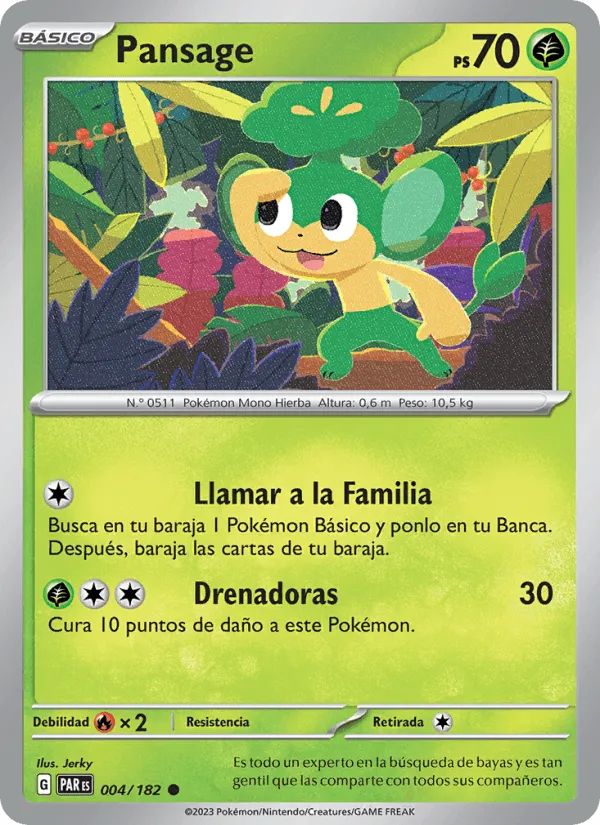 Pansage · Brecha Paradójica 004/182