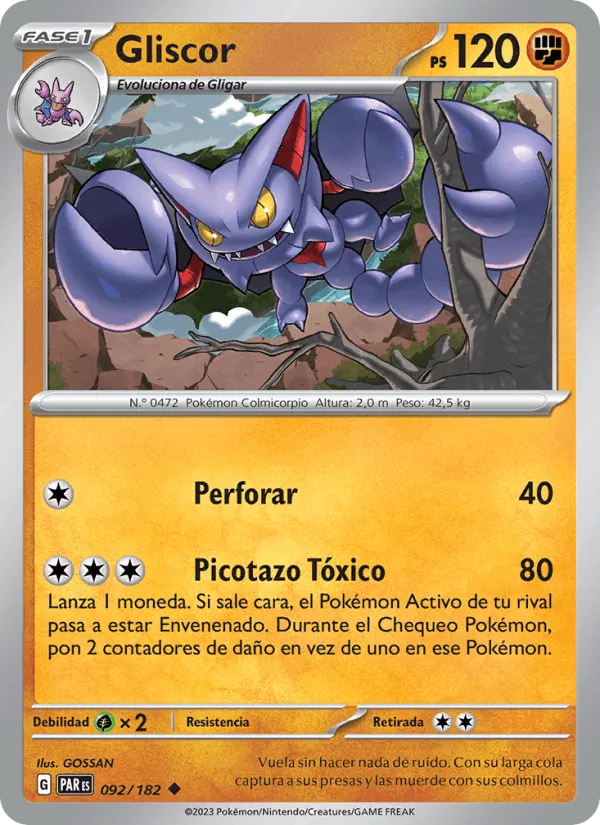 Gliscor · Brecha Paradójica 092/182