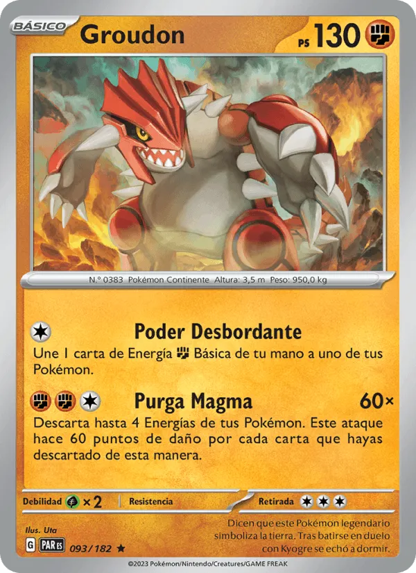 Groudon · Brecha Paradójica 093/182