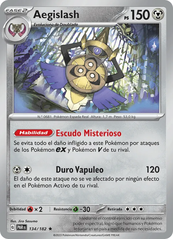 Aegislash · Brecha Paradójica 134/182