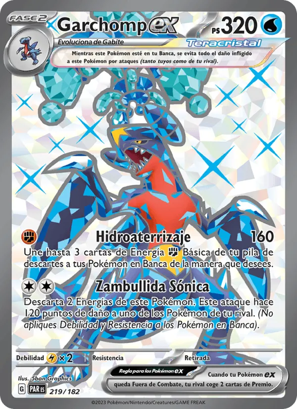 Garchomp ex · Brecha Paradójica 219/182