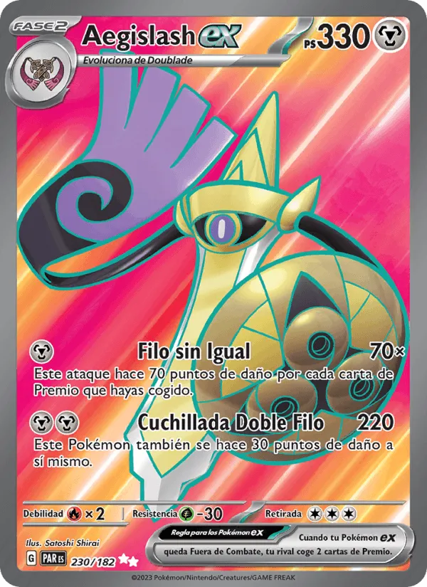 Aegislash ex · Brecha Paradójica 230/182