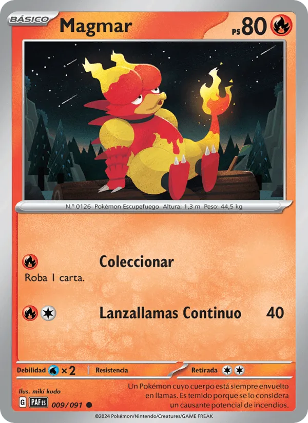 Magmar · Destinos de Paldea 009/91
