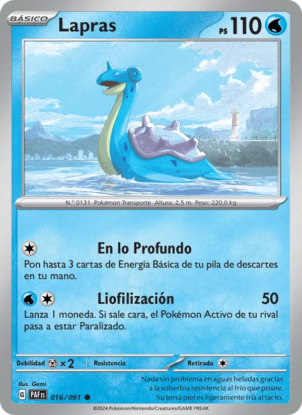 Lapras · Destinos de Paldea 016/91