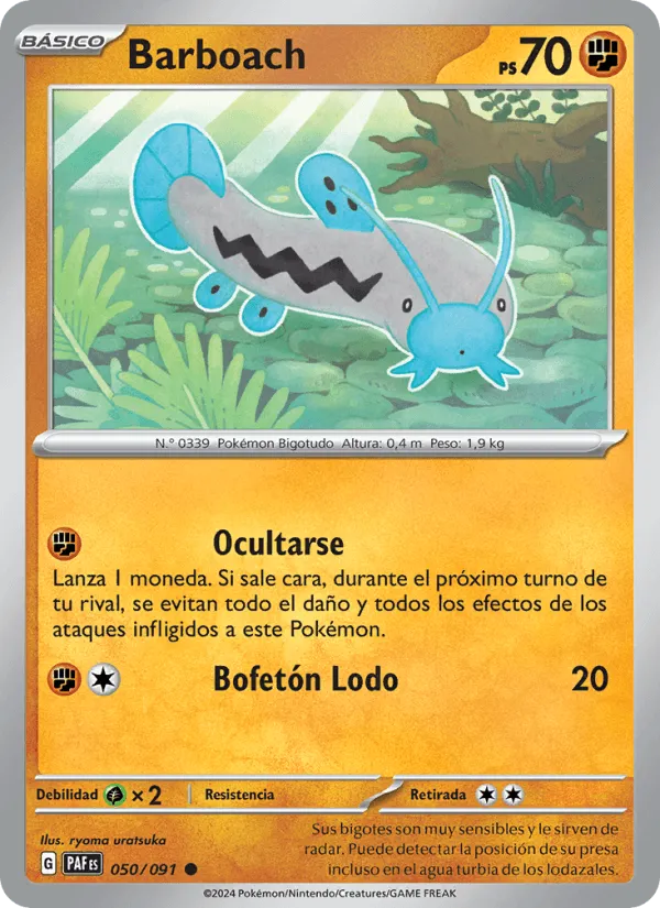 Barboach · Destinos de Paldea 050/91