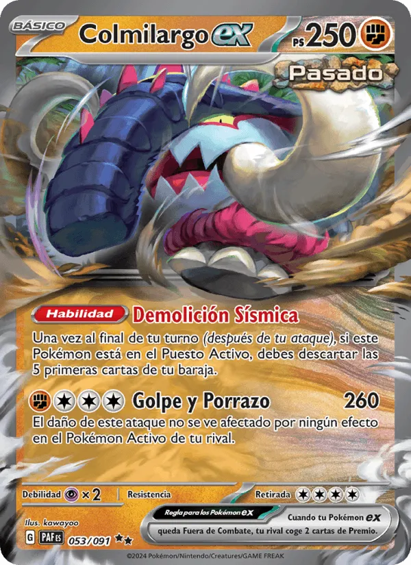 Colmilargo ex · Destinos de Paldea 053/91