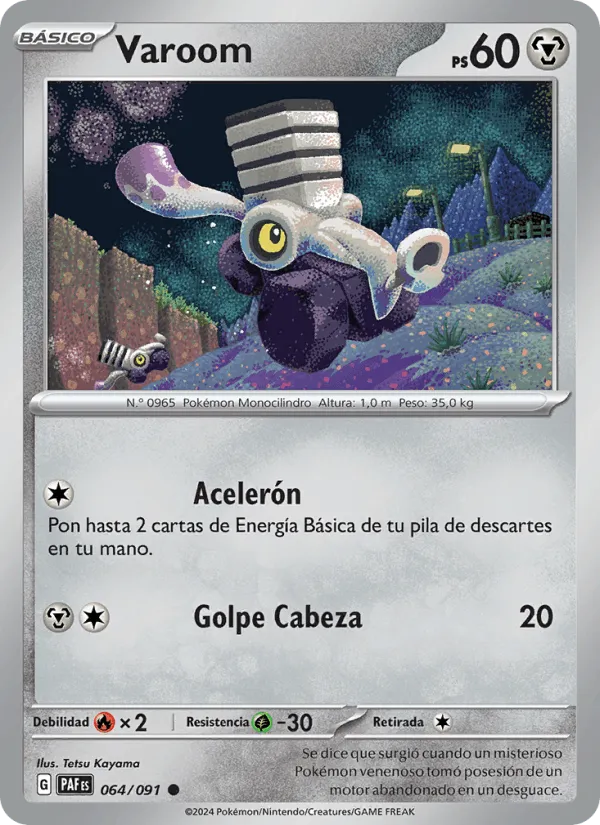 Varoom · Destinos de Paldea 064/91