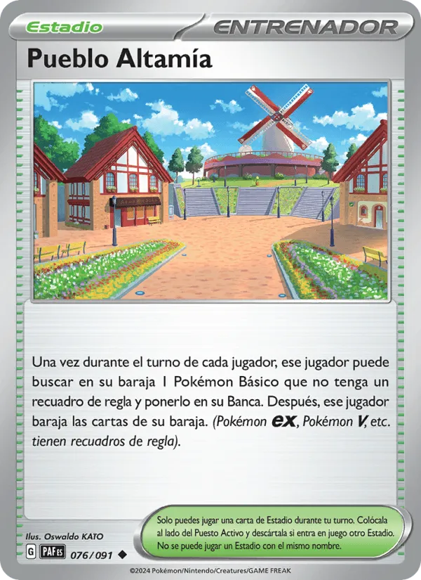 Pueblo Altamía · Destinos de Paldea 076/91