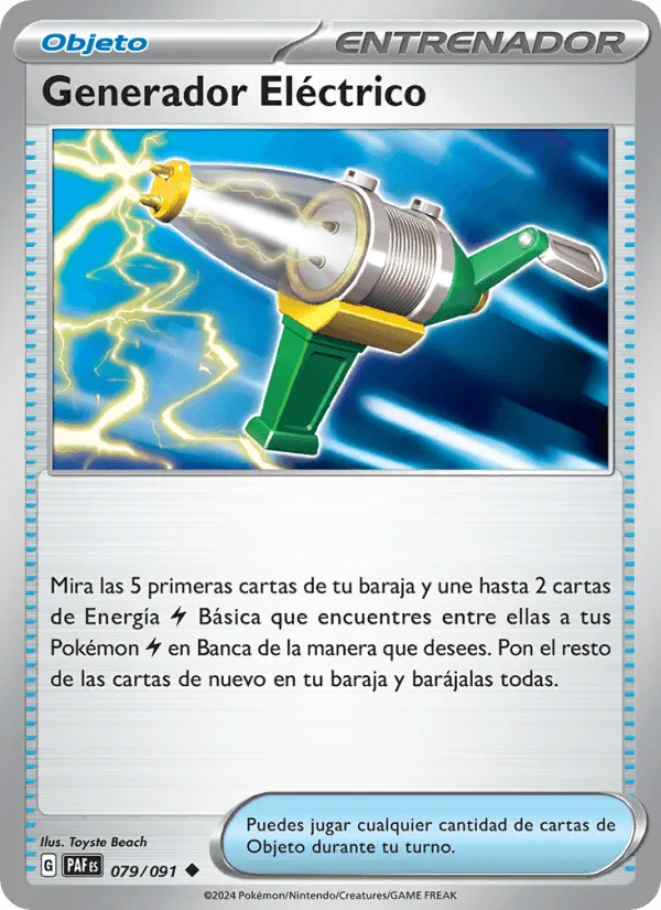 Generador Eléctrico · Destinos de Paldea 079/91