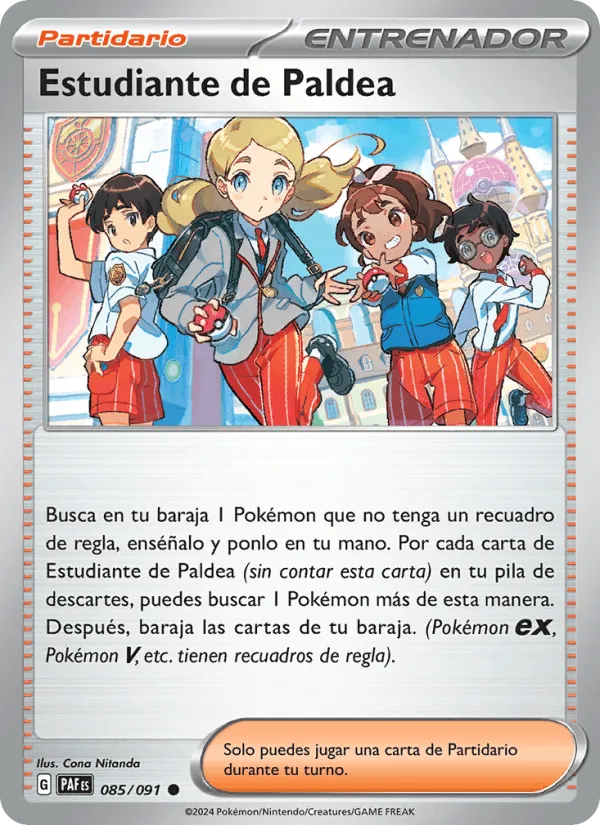 Estudiante de Paldea · Destinos de Paldea 085/91