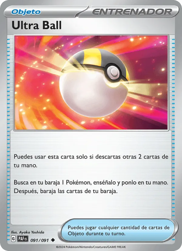 Ultra Ball · Destinos de Paldea 091/91