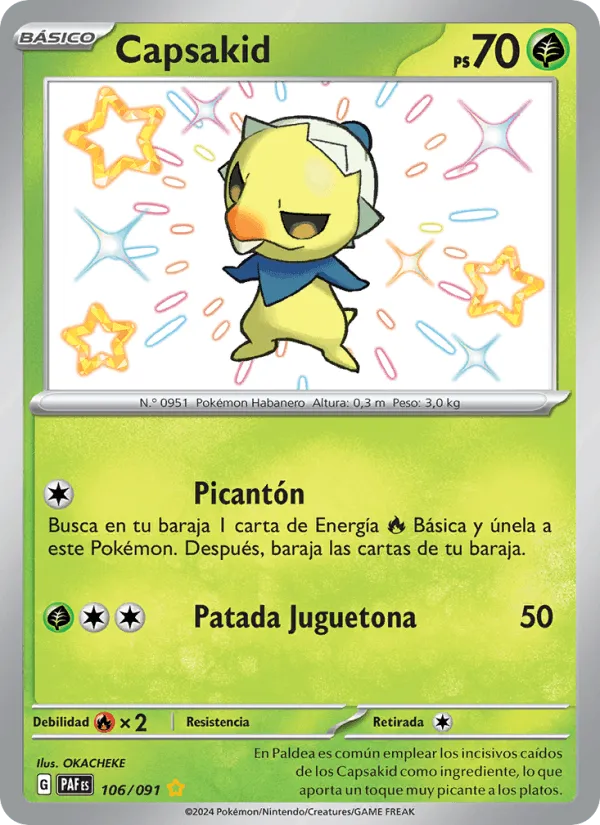 Capsakid · Destinos de Paldea 106/91