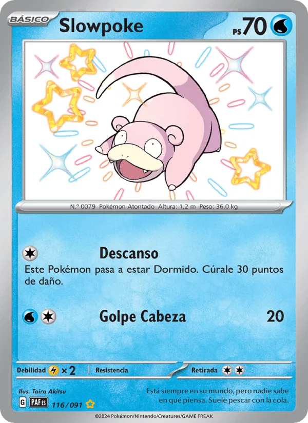 Slowpoke · Destinos de Paldea 116/91