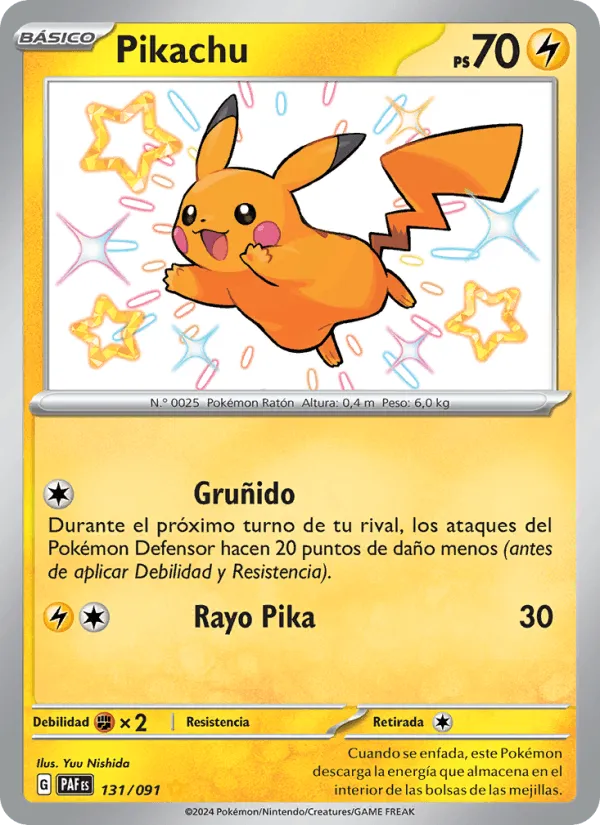 Pikachu · Destinos de Paldea 131/91