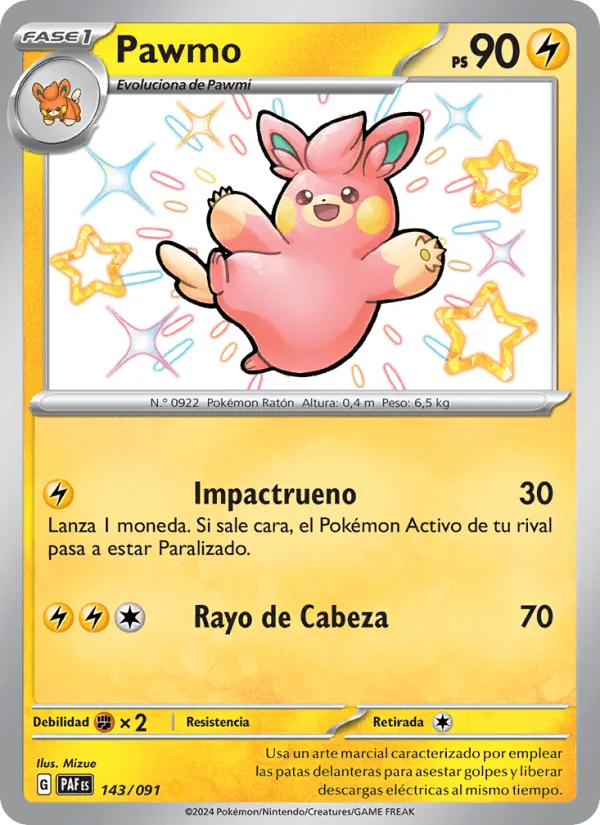 Pawmo · Destinos de Paldea 143/91