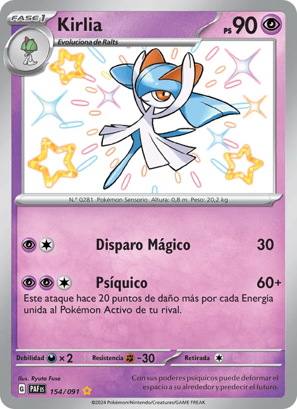 Kirlia · Destinos de Paldea 154/91