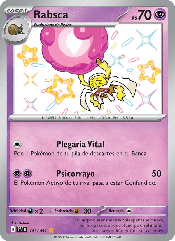 Rabsca · Destinos de Paldea 163/91