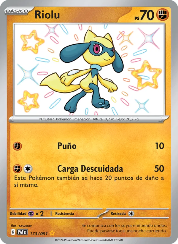 Riolu · Destinos de Paldea 173/91