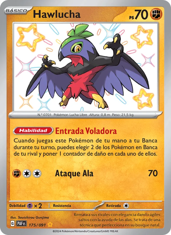 Hawlucha · Destinos de Paldea 175/91