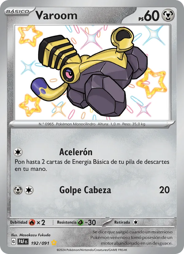 Varoom · Destinos de Paldea 192/91
