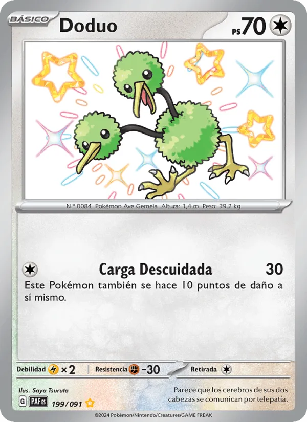 Doduo · Destinos de Paldea 199/91