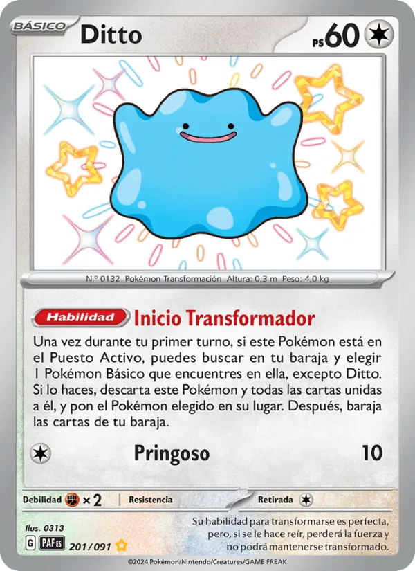 Ditto · Destinos de Paldea 201/91