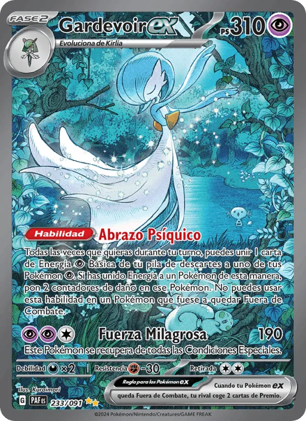 Gardevoir ex · Destinos de Paldea 233/91