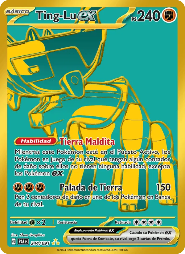 Ting-Lu ex · Destinos de Paldea 244/91