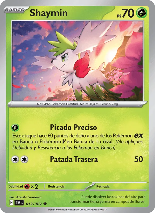 Shaymin · Fuerzas Temporales 013/162