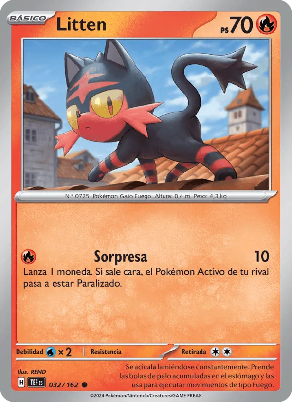 Litten · Fuerzas Temporales 032/162