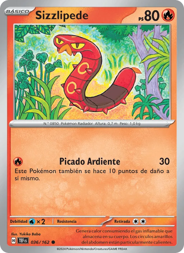 Sizzlipede · Fuerzas Temporales 036/162