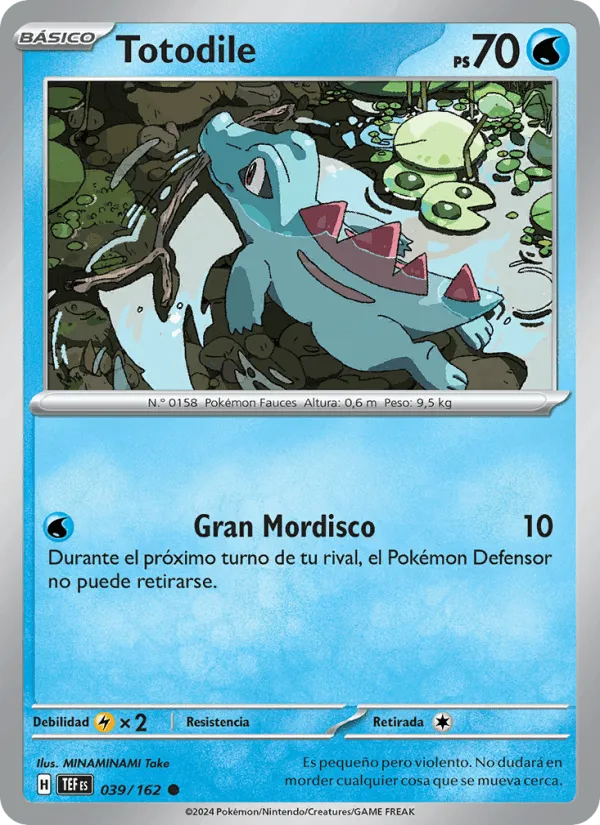 Totodile · Fuerzas Temporales 039/162