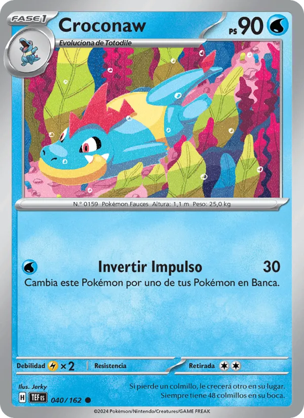 Croconaw · Fuerzas Temporales 040/162