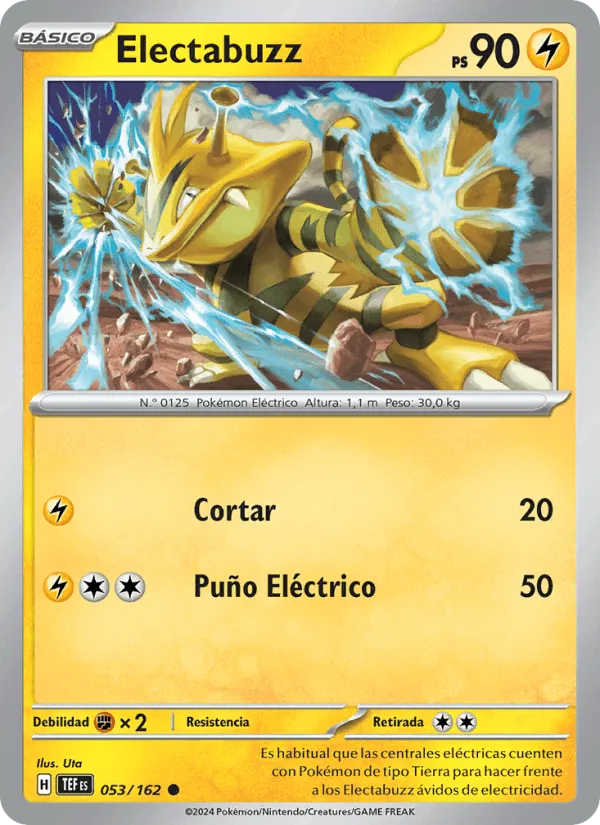 Electabuzz · Fuerzas Temporales 053/162