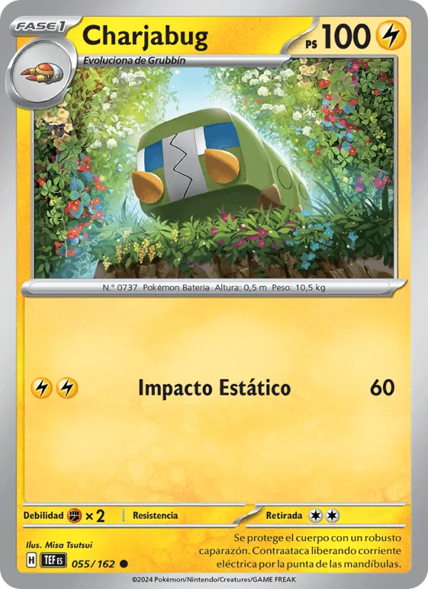 Charjabug · Fuerzas Temporales 055/162