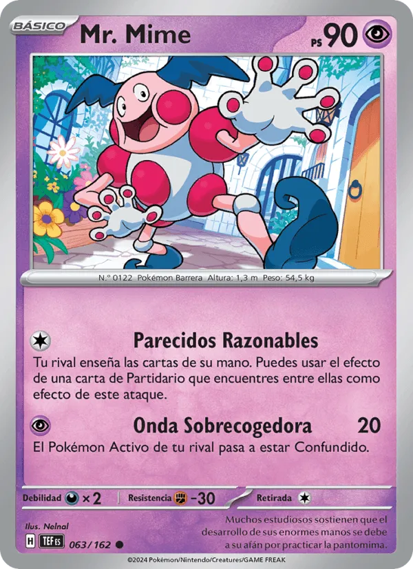 Mr. Mime · Fuerzas Temporales 063/162