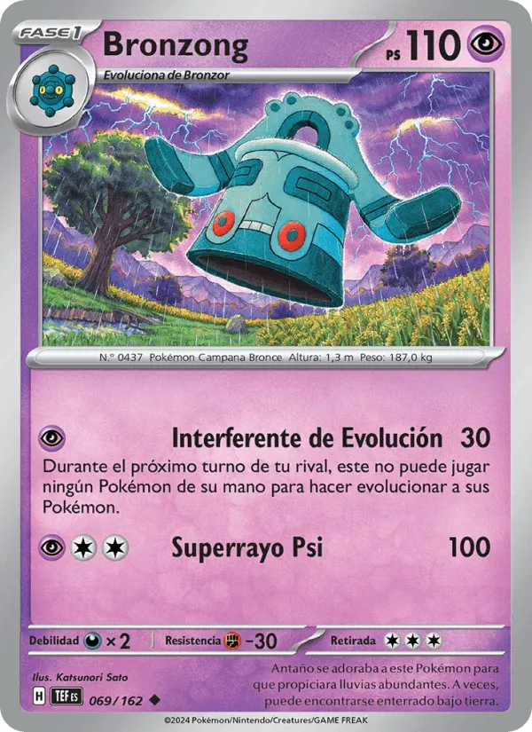 Bronzong · Fuerzas Temporales 069/162