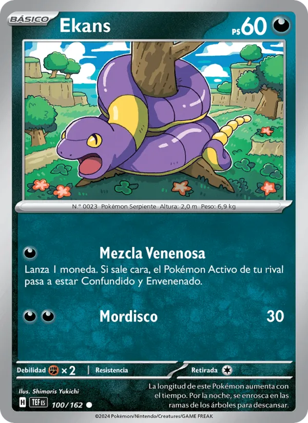 Ekans · Fuerzas Temporales 100/162